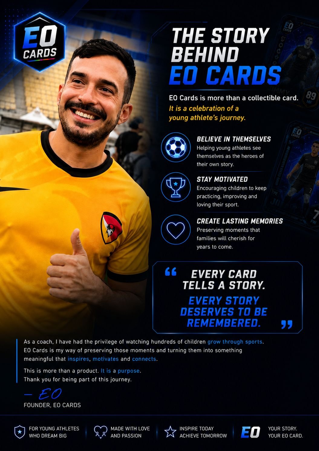 The story behind EO Cards